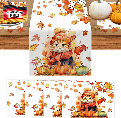 Herbst tischläufer set für - herbst,