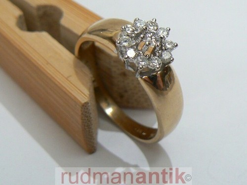 Ring gold 585 mit - gold, einer