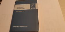 Mercedes-Benz Tabellenbuch Personenwagen 1978