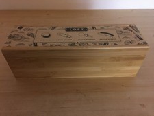 Holz-Weinkiste, leer,