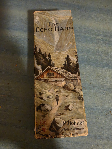 Antique hohner echo harp - antique, m.