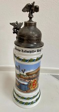 RESERVISTENKRUG MARINE LUFTSCHIFFER REGT 1912 - 13 BODENBILD MERKLE HANDDEKORIER