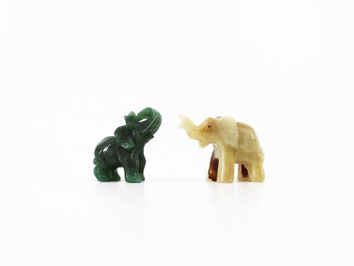 Elefanten edelstein jade - 2,