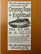 Chroming Rose - Konzertkarte -