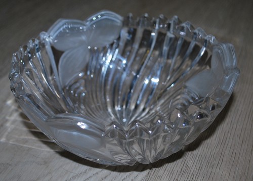 Kristallschale geschliffenes