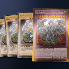 Neo Blauäugiger Ultimativer Weißer Drache Set Neu Gold Rare Yugioh deutsch Deck
