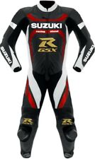 SUZUKI Leder Bikeranzug Biker Lederkombi Herren Motorrad Lederjacke Hose 1/2-PCS