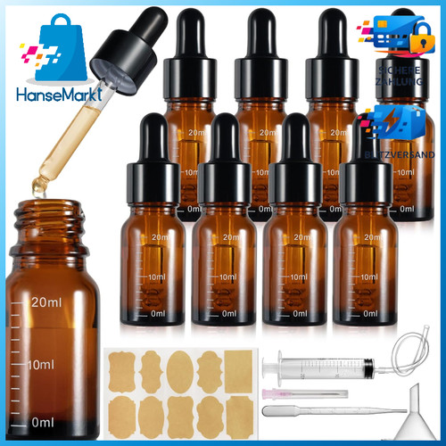 Pipettenflasche 20ml braunglas - pipettenflasche,