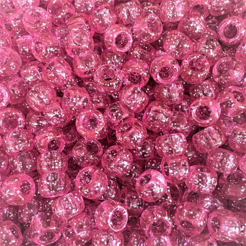 500 hellrosa glitzer perlen - glitzer,