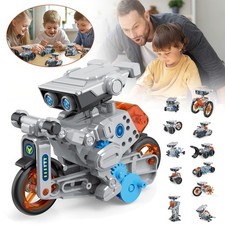 Roboter Spielzeug 12-in-1 DIY Elektro Roboter Lernspielzeug Bausätze Baukasten