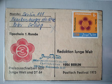 DDR Spendenmarke auf Tipschein