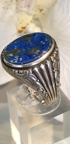 Antiker 900 silber herren - silber, ring