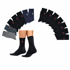 Socken HIS Unisex Baumwolle Herren Damen schwarz grau anthrazit H.I.S | 7 Paar