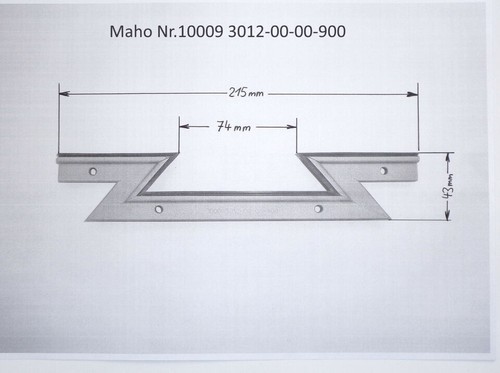 Abstreifer maho mh600 neu - abstreifer, z