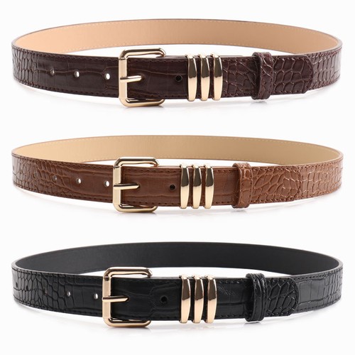 Damen gold metallschnalle - gold,