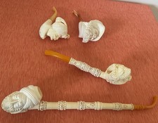 4 X Meerschaumpfeifen