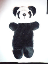 Herlitz Panda Bär Stofftier Schlampermäppchen Federmäppchen ca 28cm Etui Plüsch