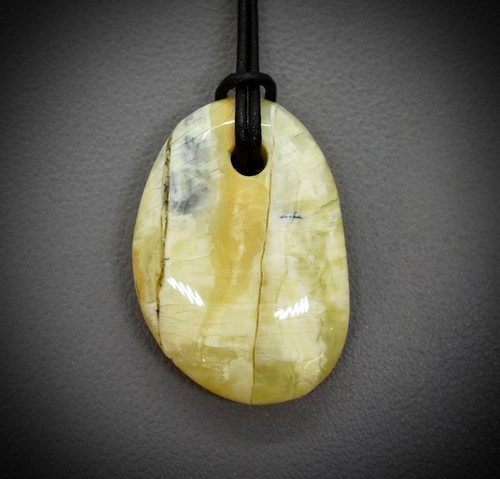 Natur gelber opal - gelber,