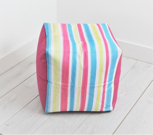 Rainbow bean cube fußhocker - rainbow,