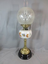 ANTIKE DUPLEX ÖLLAMPE KAMIN