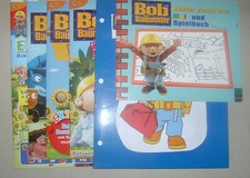 Set: Zeitschriften Bob der Baumeister, mehrere Hefte, 6 Teile, teilweise benutzt