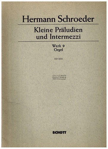 Hermann schroeder kleine - schroeder,