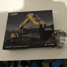 CaDa C61082 W Technik  1:20 Raupen Bagger 1702 Teile RC Bausteine Ferngesteuert