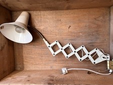 alte SIS Scherenlampe Wandlampe 50er 60er Jahre Vintage Original Design