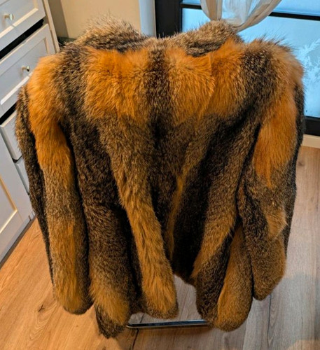 Damen jacke pelz rotfuchs - pelz,