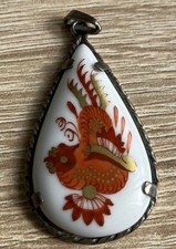 Anhänger Porzellan Drache