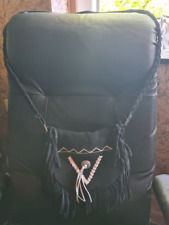 Wunderschöne Western Umhängetasche mit Fransen aus echtem Wild-Leder