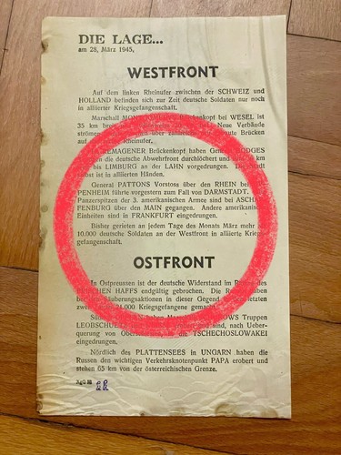 1945 die lage wehrmacht - lage“,