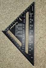 7" / 12" Zimmermannswinkel Winkelmesser Tischlerwinkel Metrisch aus Aluminium