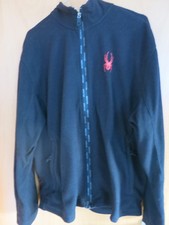 Spyder Fleece Jacke, Größe L, schwarz