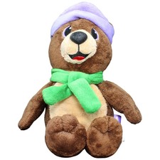 Milka Bär mit Mütze und