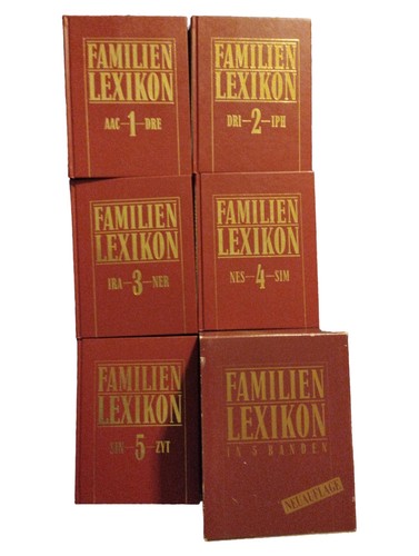 Familien lexikon bänden - 5,