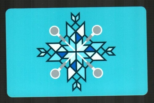 Itunes earbud snowflake - (, blue