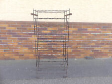 Schwarzes Weinregal Wandmontage Flaschenregal • 50 Flaschen Flaschenständer