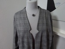 Blazer - Jacke  Gehrock Gr 50 Glencheck  Classic  schwarz/weiss