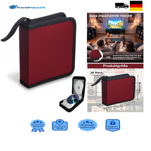 Tasche stück rot nylon - stück,