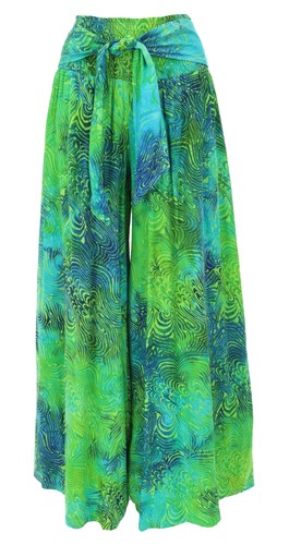 Palazzohose mit breitem - , bund