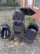 Cybex Priam Kinderwagen Sportsitz Babywanne Babyschale Roségold Sonnenschirm