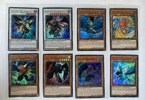 Yugioh schwarzflügel set - yugioh, 8x