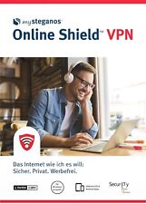 Steganos Online Shield VPN für 5 Geräte - Laufzeit 1 Jahr - Key - ESD - Download