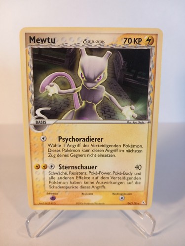 Pokemon mewtu 110 ex holon - 24/110,