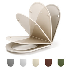 Hochwertiger D-Form WC Sitz