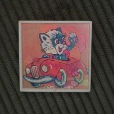 UdSSR Abzeichen Pin Katze Cartoon CCCP Vintage Sowjetunion Wackelbild-Effekt