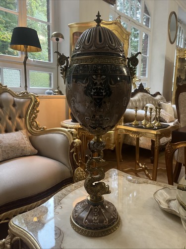 Riesige barock pokalvase mit - barock,