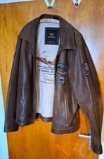 Pall Mall  Lederjacke Größe