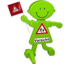 3D Warnschild "Vorsicht